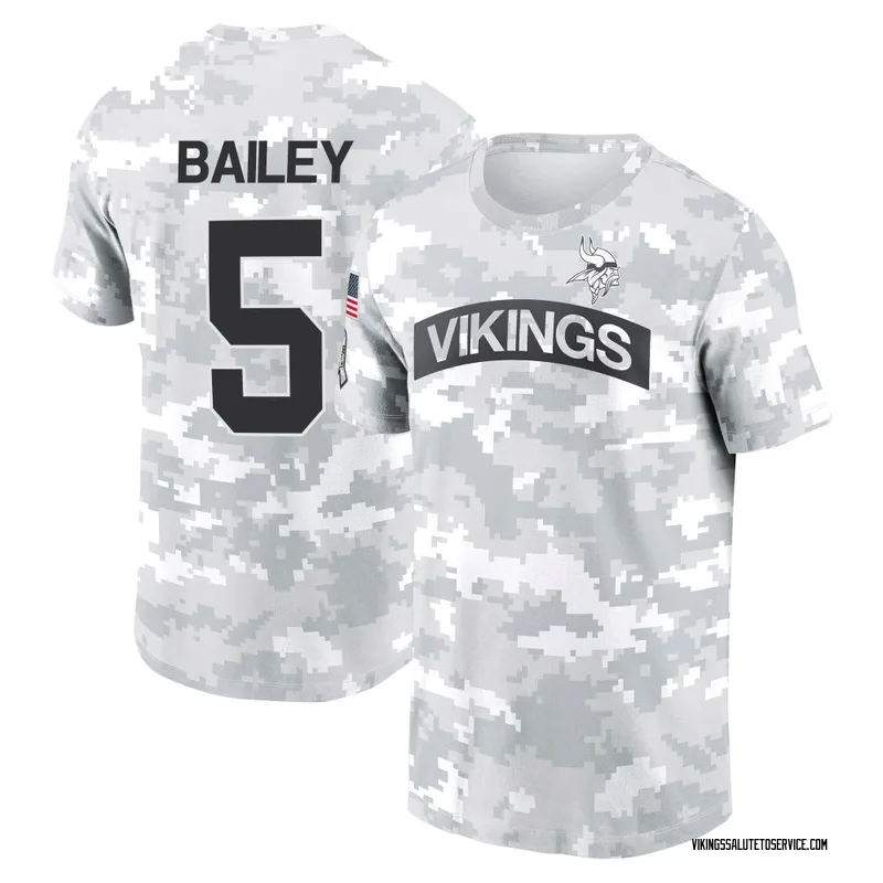 Men's Dan Bailey Minnesota Vikings Camo Arctic 2024 Salute to Service Performance T-Shirt