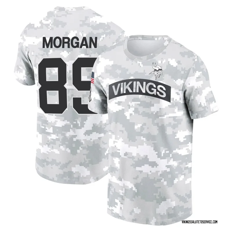 Men's David Morgan Minnesota Vikings Camo Arctic 2024 Salute to Service Performance T-Shirt