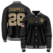 Youth Tyreek Chappell Minnesota Vikings Black Salute to Service Sideline Performance Jacket